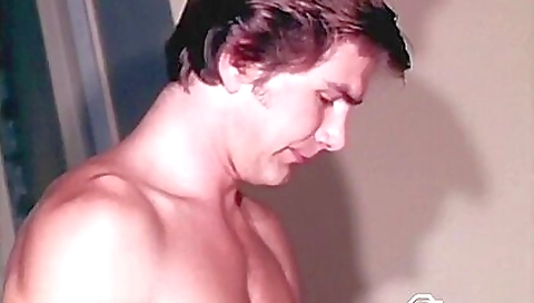 Sultry blonde's ass gets banged by three guys