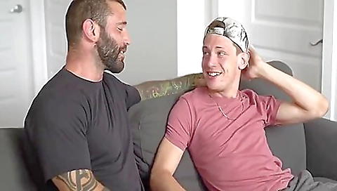 Beautiful blonde is a lit doing the big hard cock