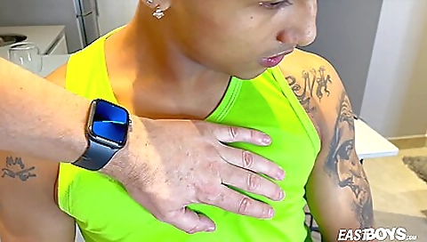 Hairy pussy and mouth fucking for my husband