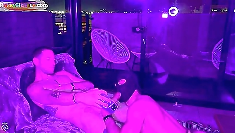 Sexy young chick masturbates with her pussy