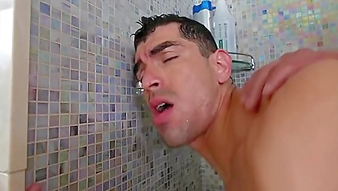 Shower perk and a hot asian girl