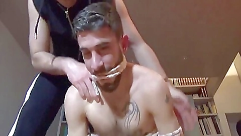 Sexy chick masturbation by a dildo