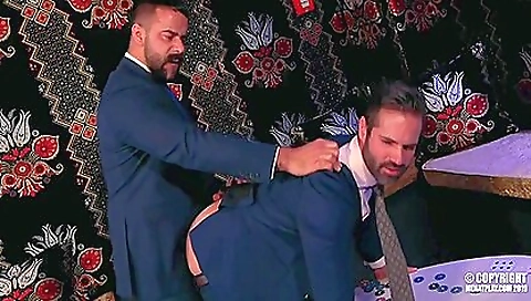 Sexy brunette hair sucks and fucks